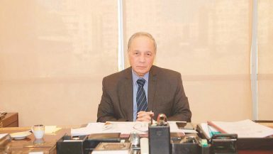 محمد سامى سعد رئيس الاتحاد المصرى لمقاولى التشييد والبناء