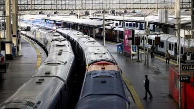 بدء أولى أيام إضراب السكك الحديدية في المملكة المتحدة